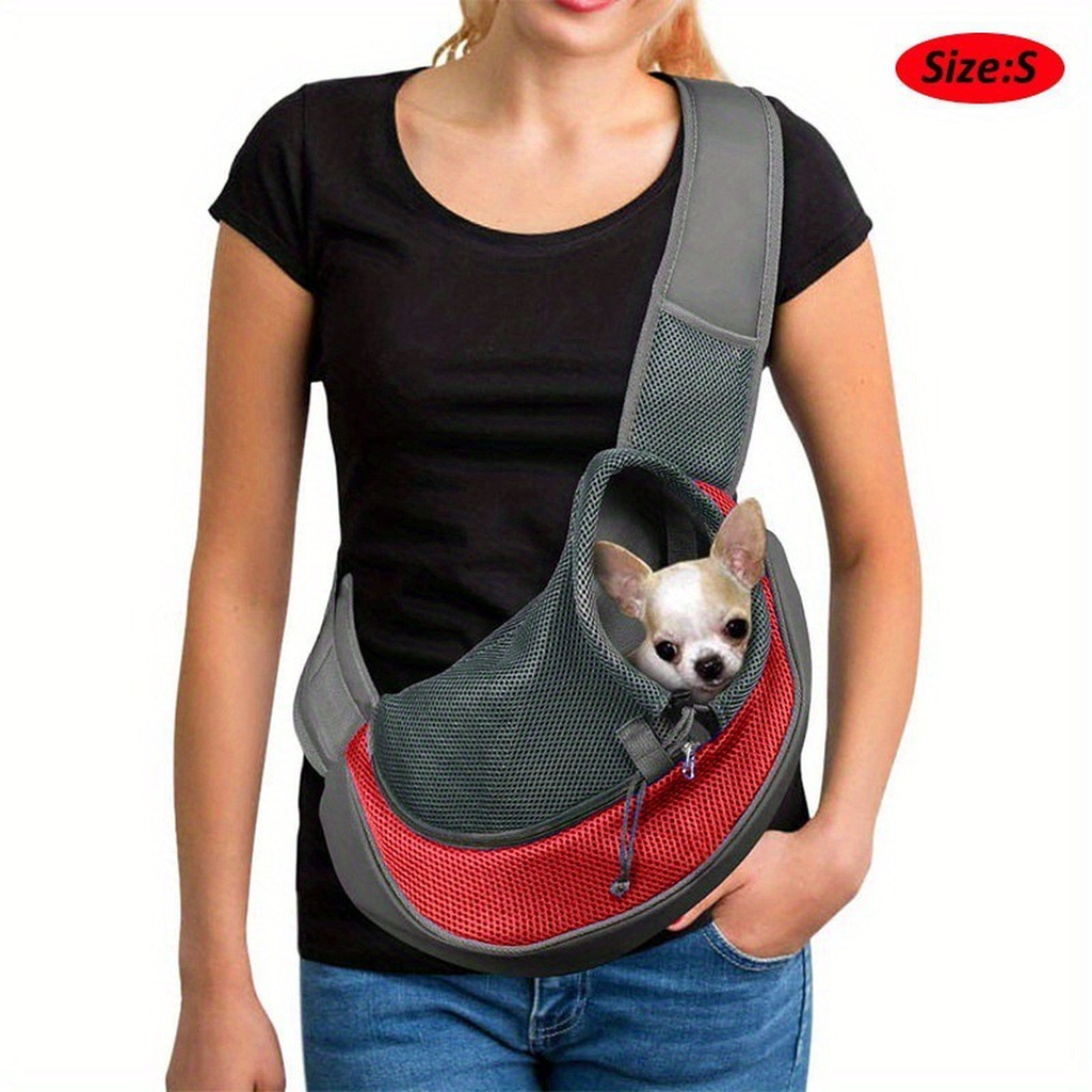 Reflective Pet Carrier Sling Bag
